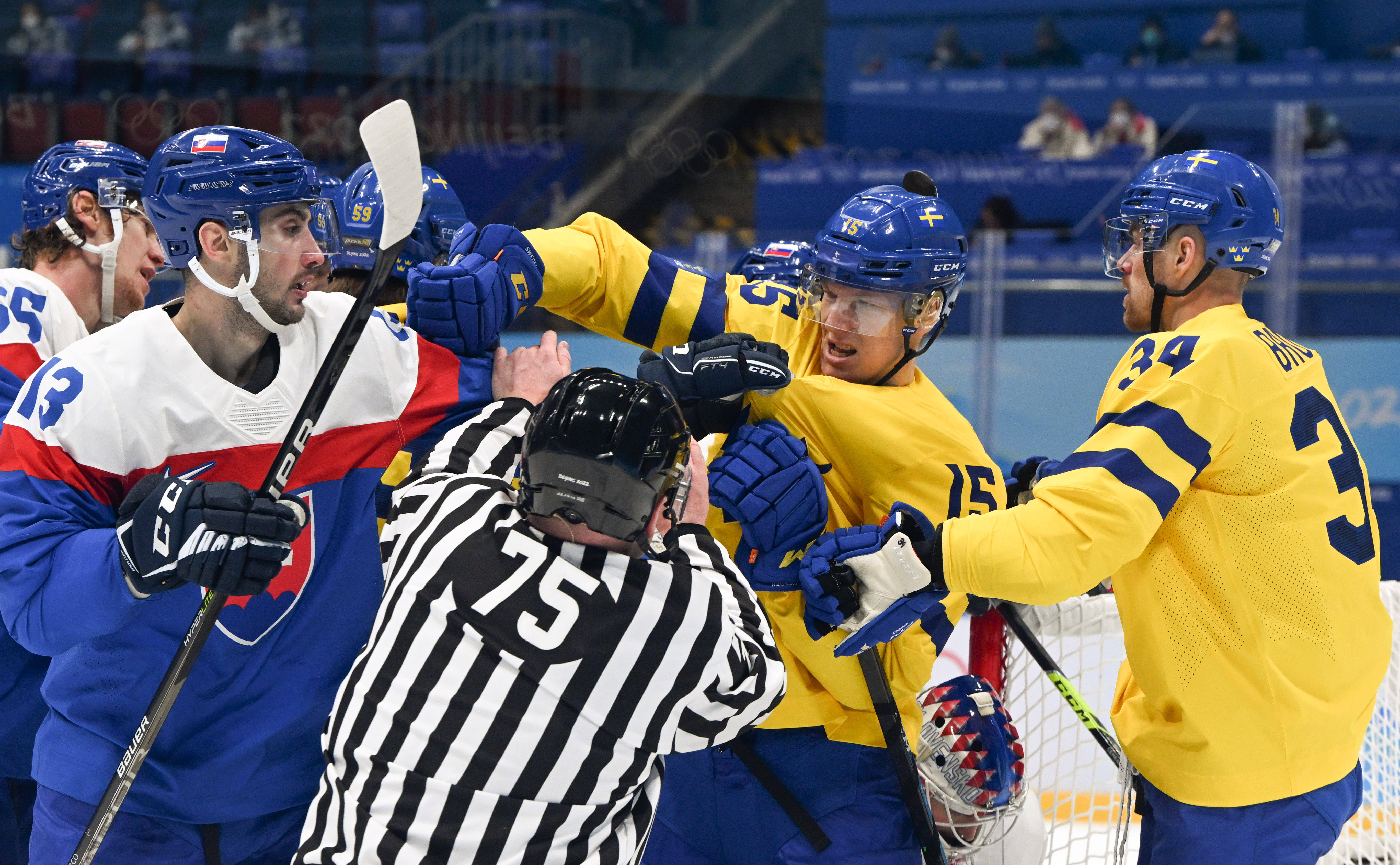 捷克队与斯洛伐克队激烈对决,最终以平局收场 捷克队与斯洛伐克队激烈对决,最终以平局收场